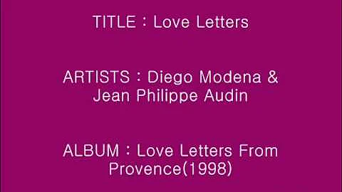 Love Letters - Diego Modena & Jean Philippe Audin_Instrumental