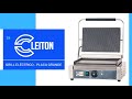 Vídeo: Grill Industrial Eléctrico de 43 cm Sobremesa con Superficie Inferior Lisa ®Cleiton