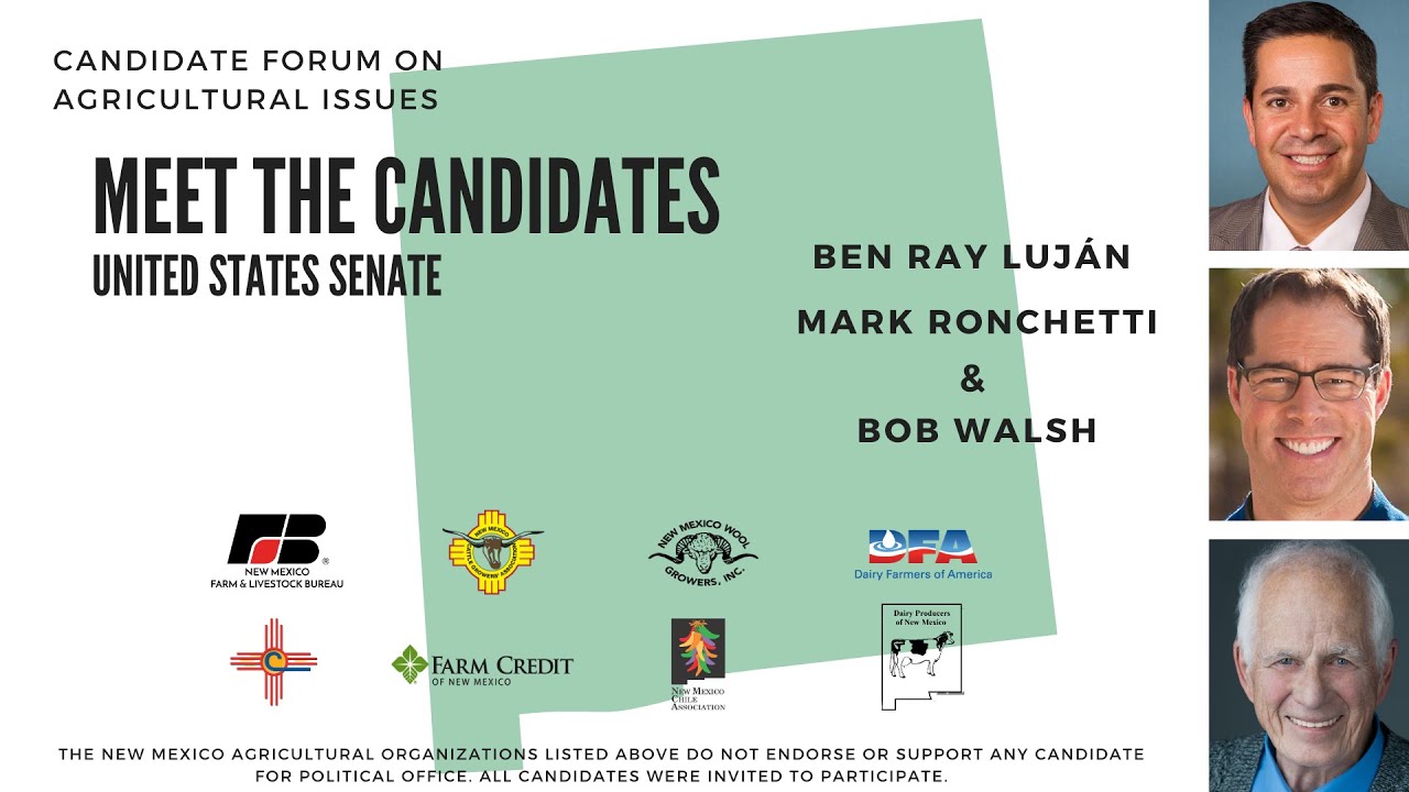 Candidate Forum on Agricultural Issues U.S. Senate YouTube