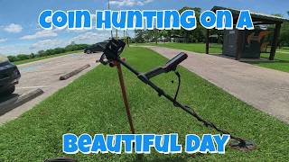 Coin Hunting on a Beautiful Day