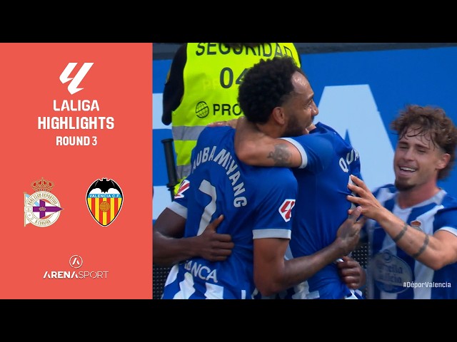 Deportivo A Coruna - Valencia 3:1 | PRIMERA LA LIGA (3. kolo) | 30. avgust 2026.