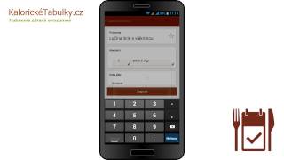 Android aplikace KalorickéTabulky.cz screenshot 3