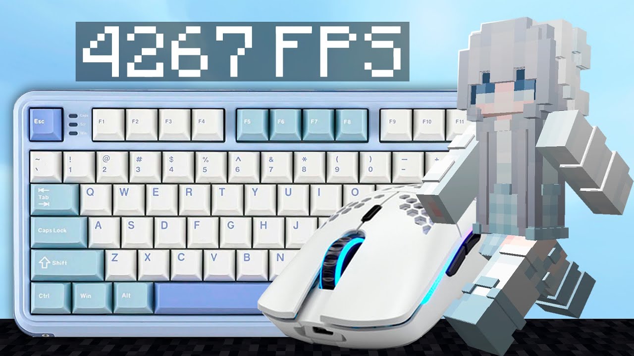 Bedwars ASMR Keyboard & Mouse Sounds ] Hypixel Bedwars