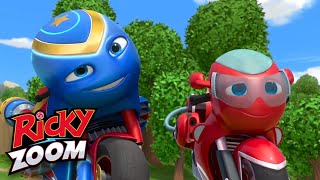 Ricky Meets His Hero Hour Special Motorcycle Cartoon Ricky Zoom