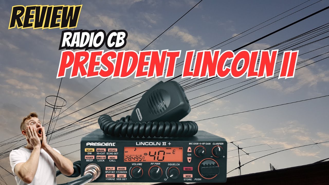 Review Radio CB President Lincoln II / CB radio Indonesia YouTube