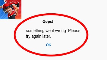 Fix Stick Cricket Live App Oops Something Went Wrong Error | Fix Stick Cricket Live went wrong error