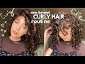 one brand CURLY HAIR ROUTINE! How to NOT weigh your curls down/ ft. the new Ouidad Curl Shaper line