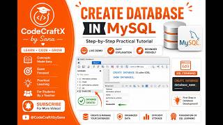 How to Create a Database in MySQL | CREATE DATABASE Command | SQL Tutorial for Beginners