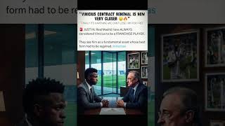 Vinicius is staying in Real Madrid | VINICIUS #viniciusjr #realmadrid #contract #viral #trendingnow