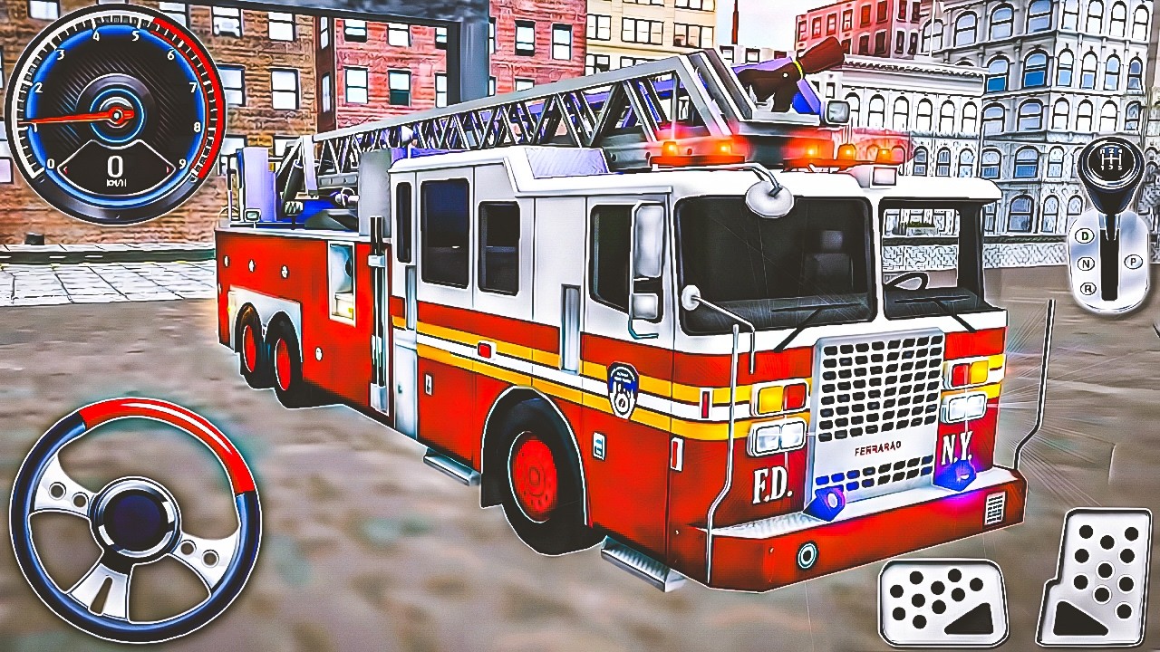 Firefighter Fire Truck Game | Emergency Rescue Mission Driving Challenge - Android Gameplay