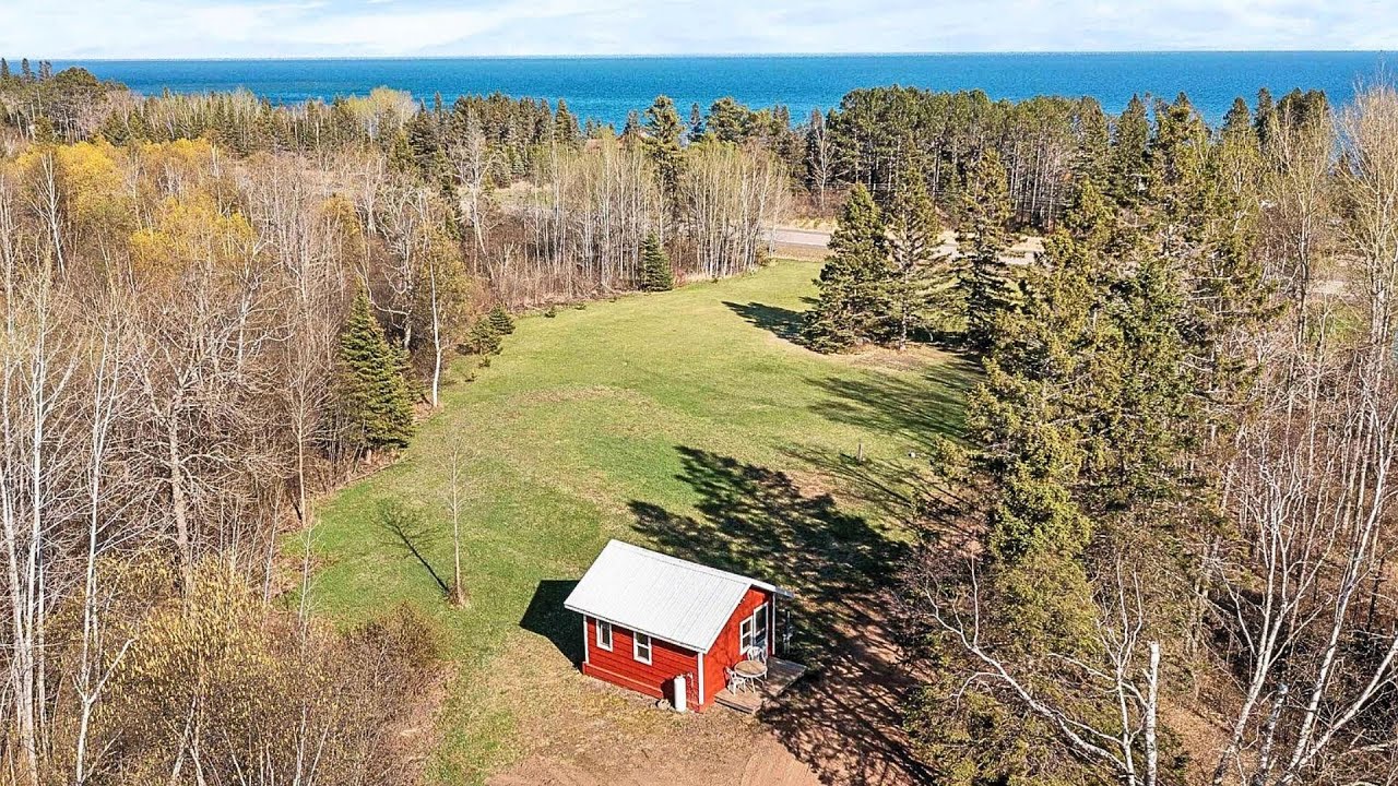 Tiny Cabin at Lake Superior for $150K!