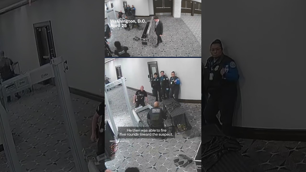 DOJ releases new video showing Correspondents’ Dinner suspect running through security DOJ releases new video showing Correspondents’ Dinner suspect running through security