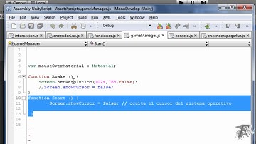 Curso de Javascript para Unity. Interactividad con aviso al jugador parte 1/2