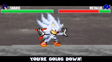 Shadic vs Metallix (WITH HEALTHBARS)