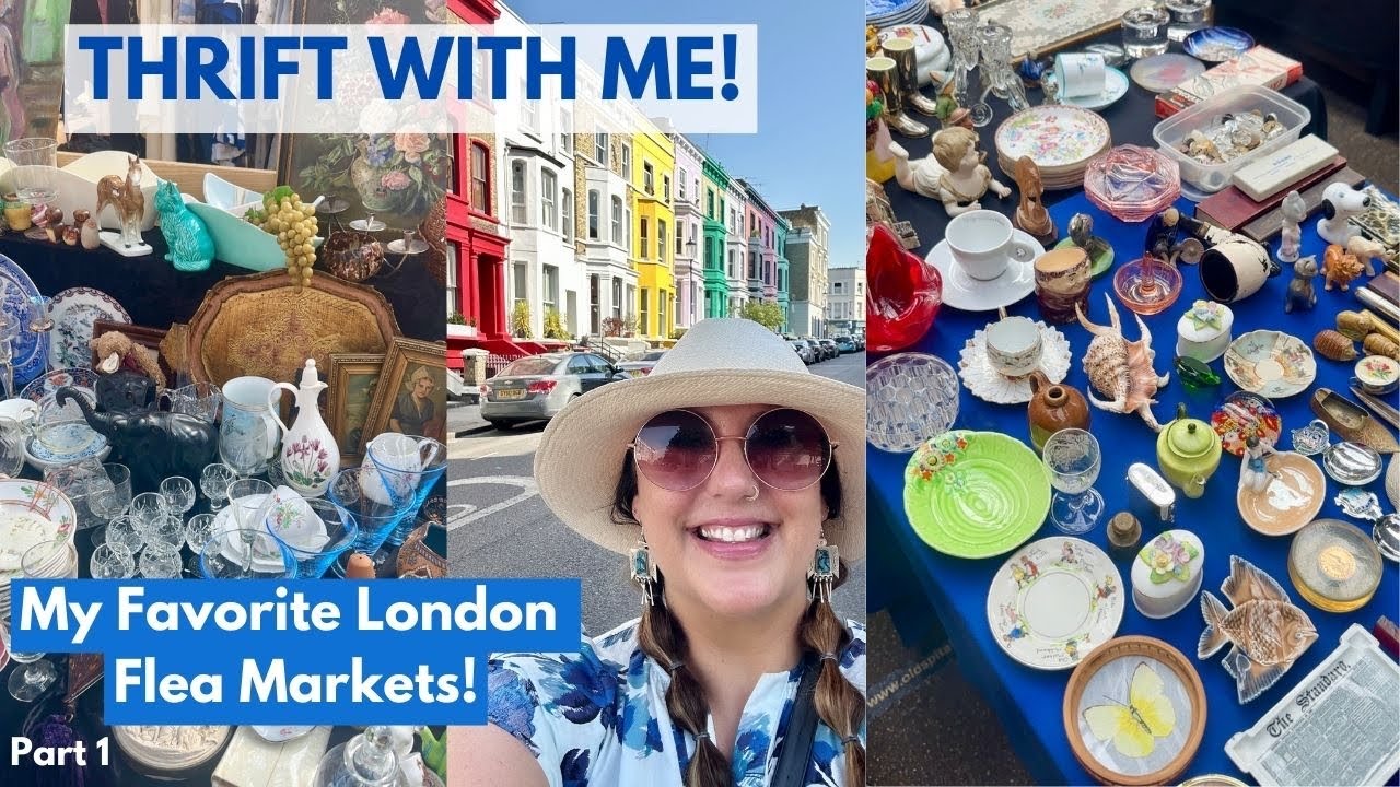 THRIFTING LONDON! Thrift With Me! The Best Flea Markets In London For