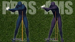 Golf Swing Lateral Motion: Pros vs Ams