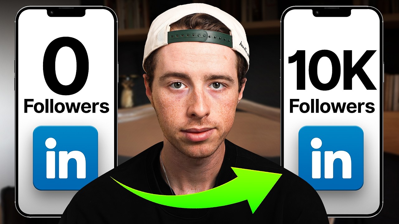 How to Grow From 0 to 10,000 Followers on LinkedIn FAST - YouTube