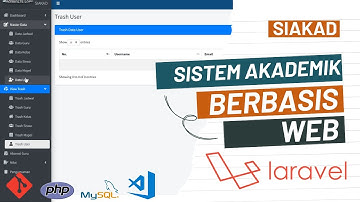 Project Sistem Akademik Berbasis Web | Laravel