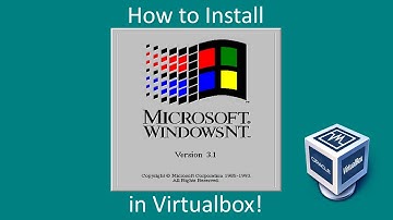 Windows NT 3.1 - Installation in Virtualbox