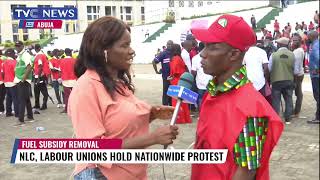 NLC, Labour Unions Hold Nationwide Protest On Fuel Subsidy Removal