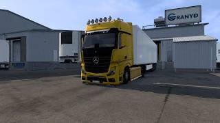 Reykjavik - Blonduos | promods Europe| Mercedes Benz MP5 | realistic snowy driving | ETS2