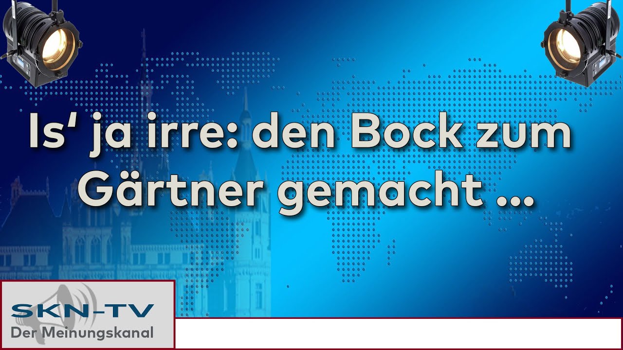 Is' ja irre den Bock zum Gärtner gemacht YouTube