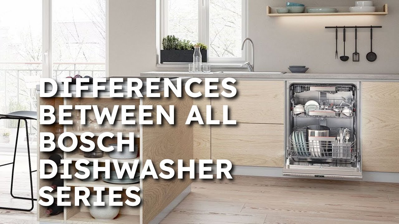Bosch Dishwasher Comparison (With Chart) - Prudent Reviews