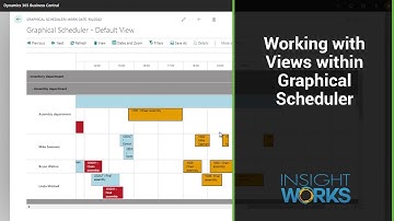 Graphical Scheduler - Working with Views