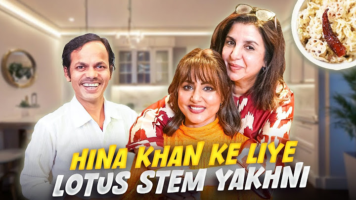 Heartfelt Talks with Hina Khan And Lotus Stem Yakhni! | @FarahKhanK