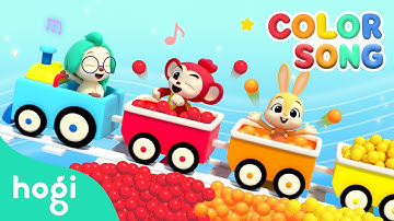 Color Train Song | Fun Sing Along Songs by Pinkfong Hogi