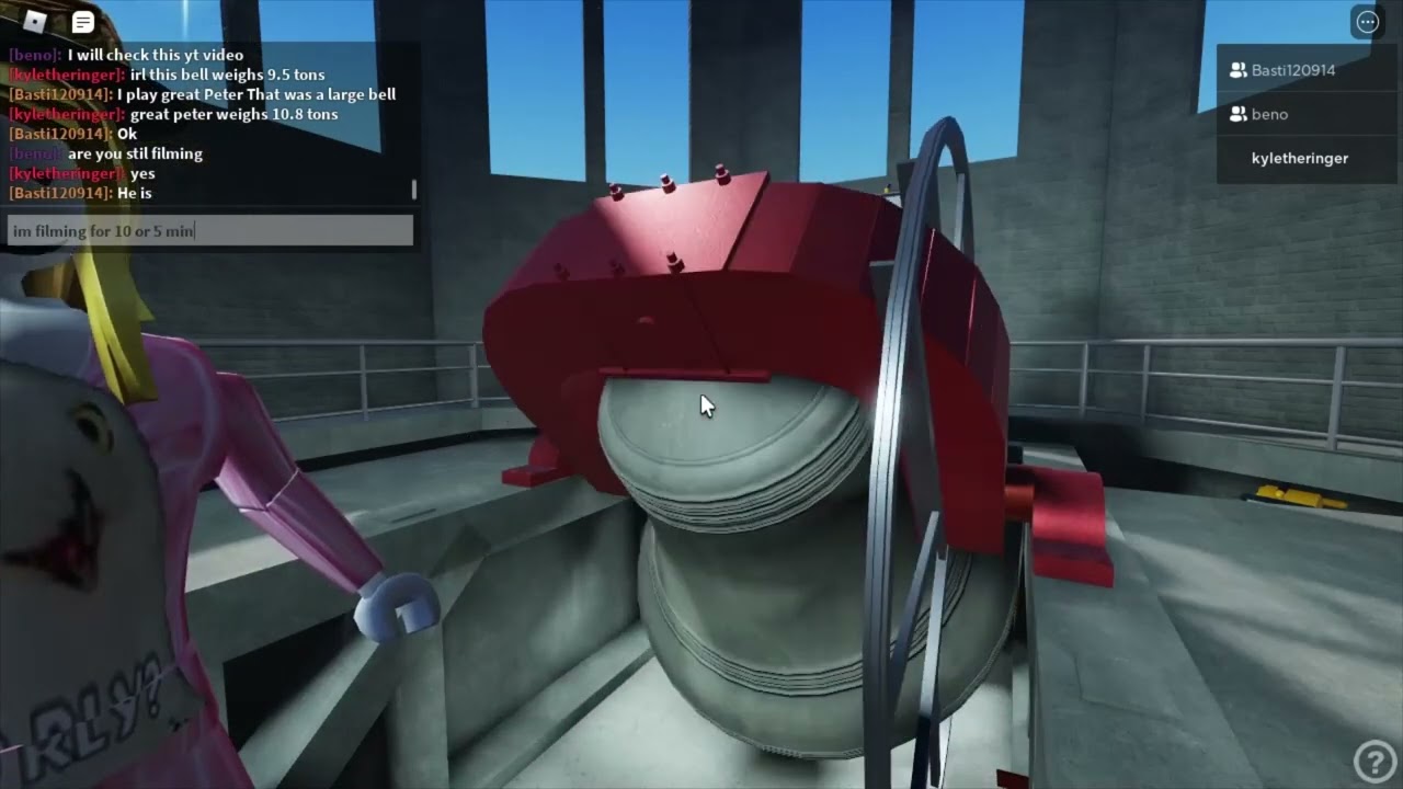 Ringing the most amazing and realistic version of Great George of Bristol ive ever seen in ROBLOX