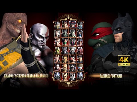 Видео: Игра за Kratos & Scorpion Deadly Alliance 1 в Mortal Kombat Komplete Edition на PC Expert в 4K