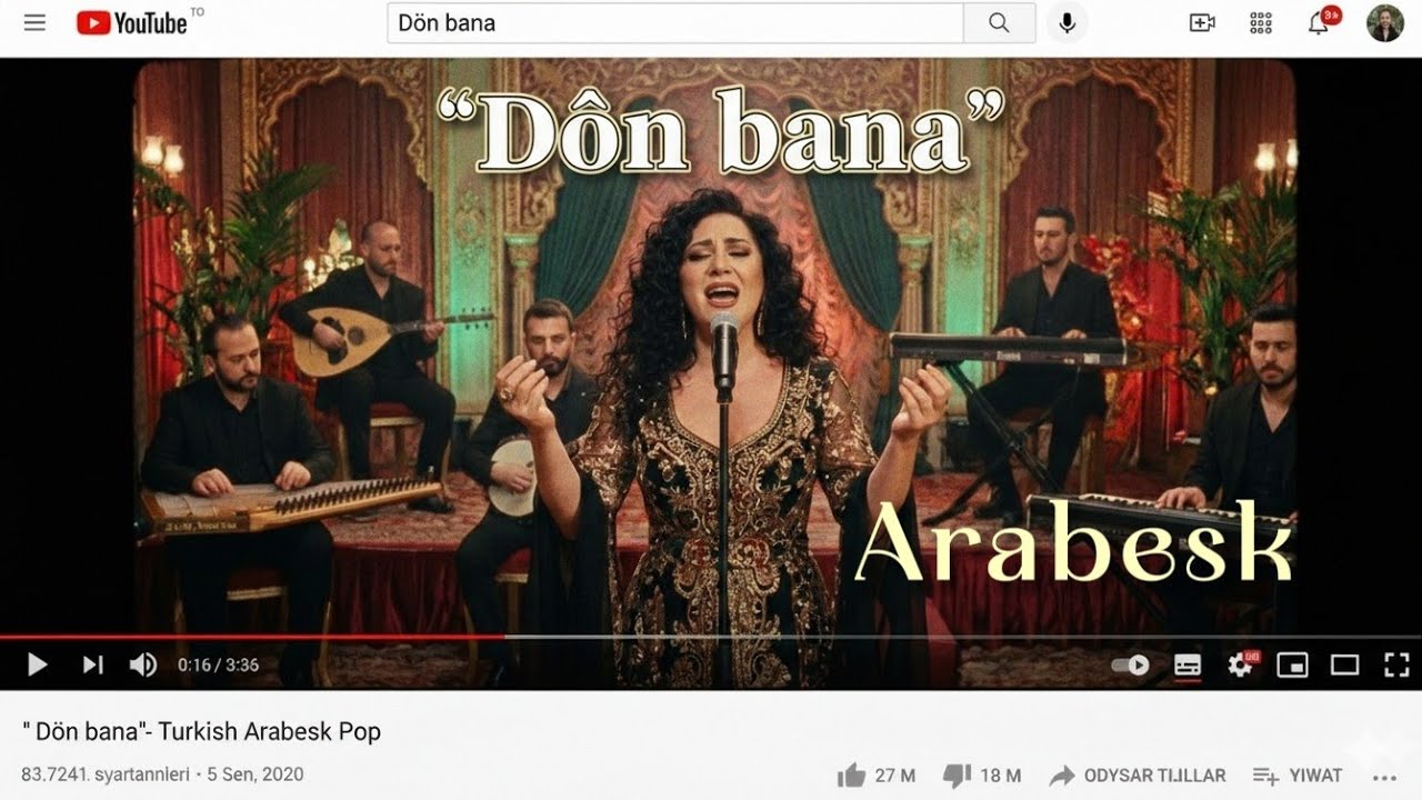 Dön bana _ Turkish Arabesk Pop _ official audio 