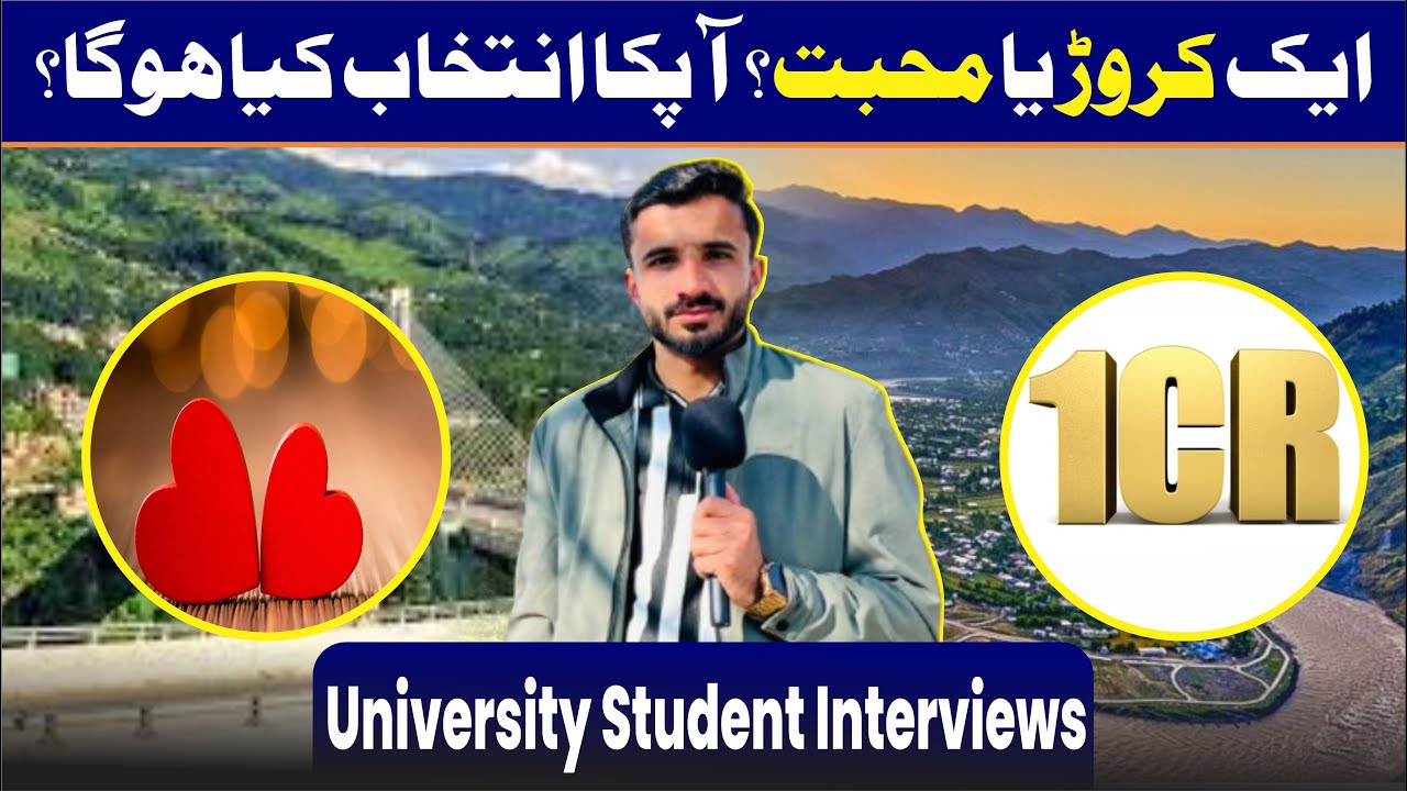 One Crore or True Love? Honest University Student Opinions