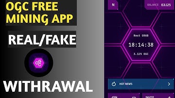 OGC Token Mining Full Details || OGC Mining Airdrop Withdrawal || OGC Mining Real Or Fake ?