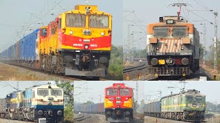 Indian Railways Goods Trains Diesel Vs Electric Freight Train In India Best Malgadi Train Videos