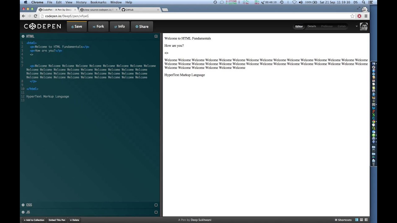 Html 3 - Opening And Closing Tags