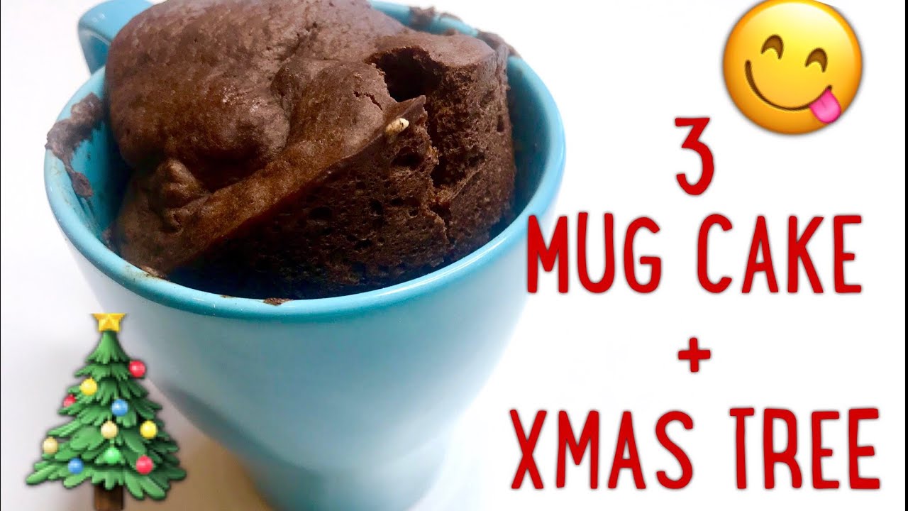 FAST RICETTE: 3 MUG CAKE + XMAS TREE - YouTube