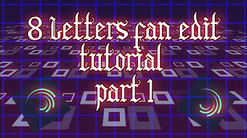 8 Letters Fan Edit Tutorial on Alight Motion | Part 1