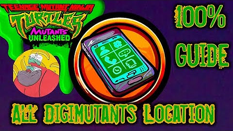 Teenage Mutant Ninja Turtles:Mutants Unleashed  All Digimutants  Guide 100% Catch