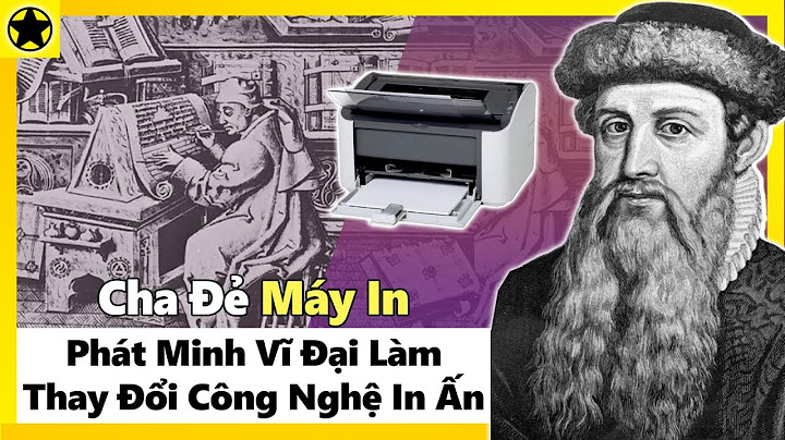 Kỹ thuật in được phát minh bởi người nước nào