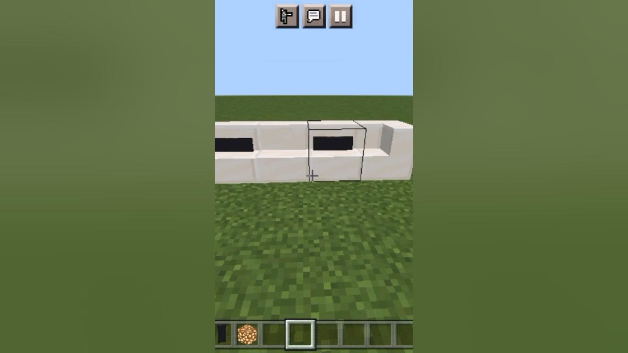How to make a modern sofa in Minecraft minecraft shorts YouTube
