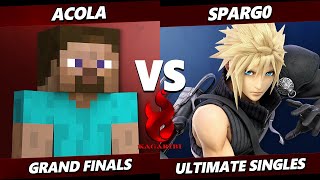 Kagaribi 10 GRAND FINALS - Acola (Steve, Pyra Mythra) Vs. Spargo (Cloud) Smash Ultimate - SSBU