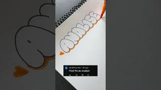 Analise in bubble letters