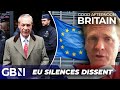 Fury brussels mayor unleashed private militia to silence farage and antieu voices