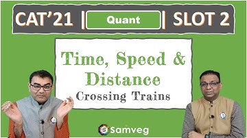 Quant #109 | CAT 2021 Solution | Slot 2 | Crossing Trains (Time, Speed & Distance)