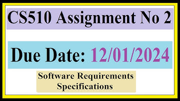 CS510 Assignment No 2