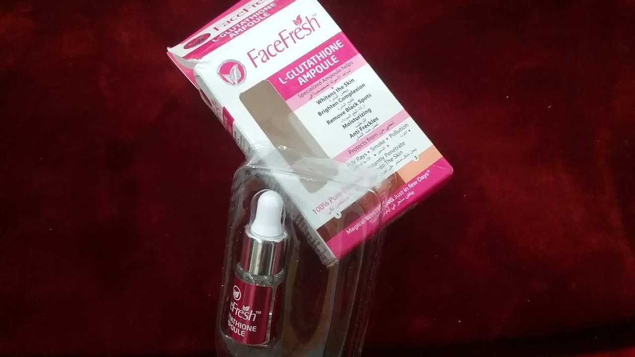 FACE FRESH L GLUTATHIONE AMPOULE SERUM/ KA REVIEW IN URDU/ HINDI/ FJ