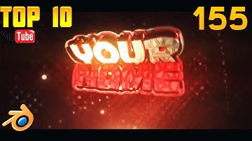 Top 10 Best Intro Templates #155 Blender + Free Download
