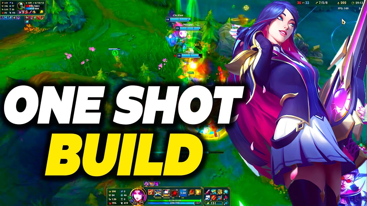 ONE SHOT CAITLYN BUILD! - Adc Caitlyn Guide | Best Caitlyn Build - YouTube